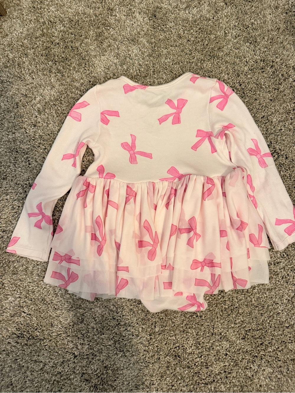 Angel Dear Pink Bow Tulle One-Piece